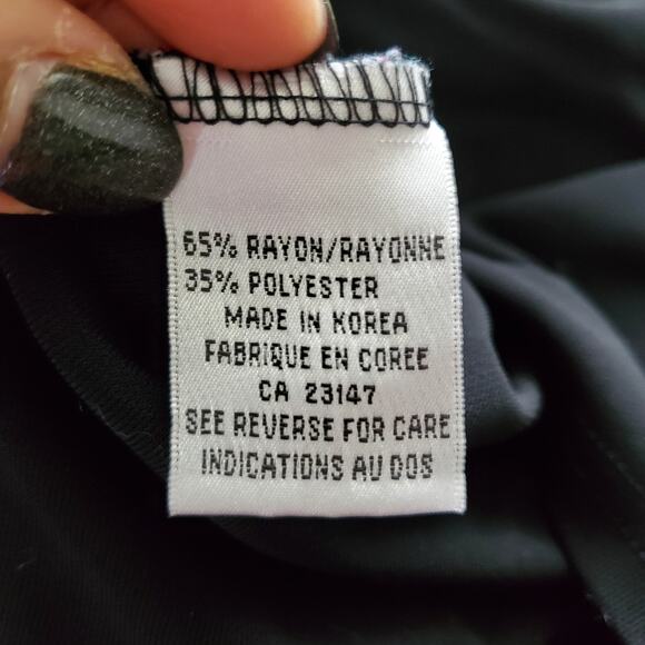 Talbots Classic Black Sleeveless Long Sheath Dress M - Picture 6 of 7